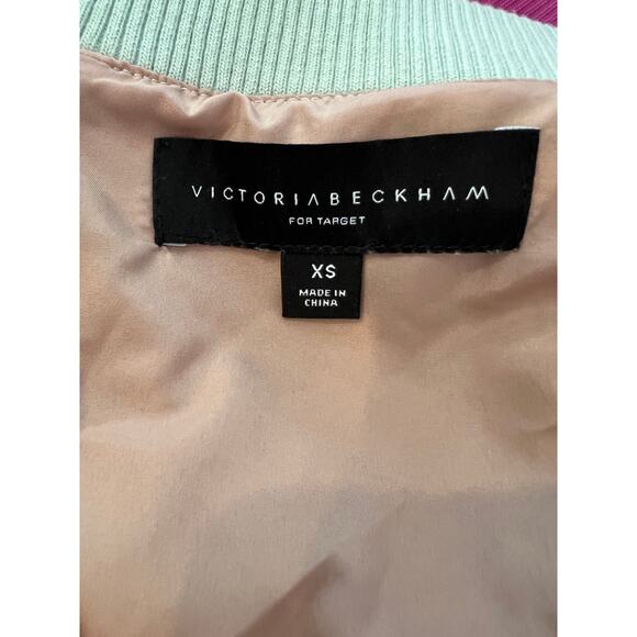 Victoria Beckham x Target Mint Green Lace Bomber Jacket XS - Picture 8 of 9